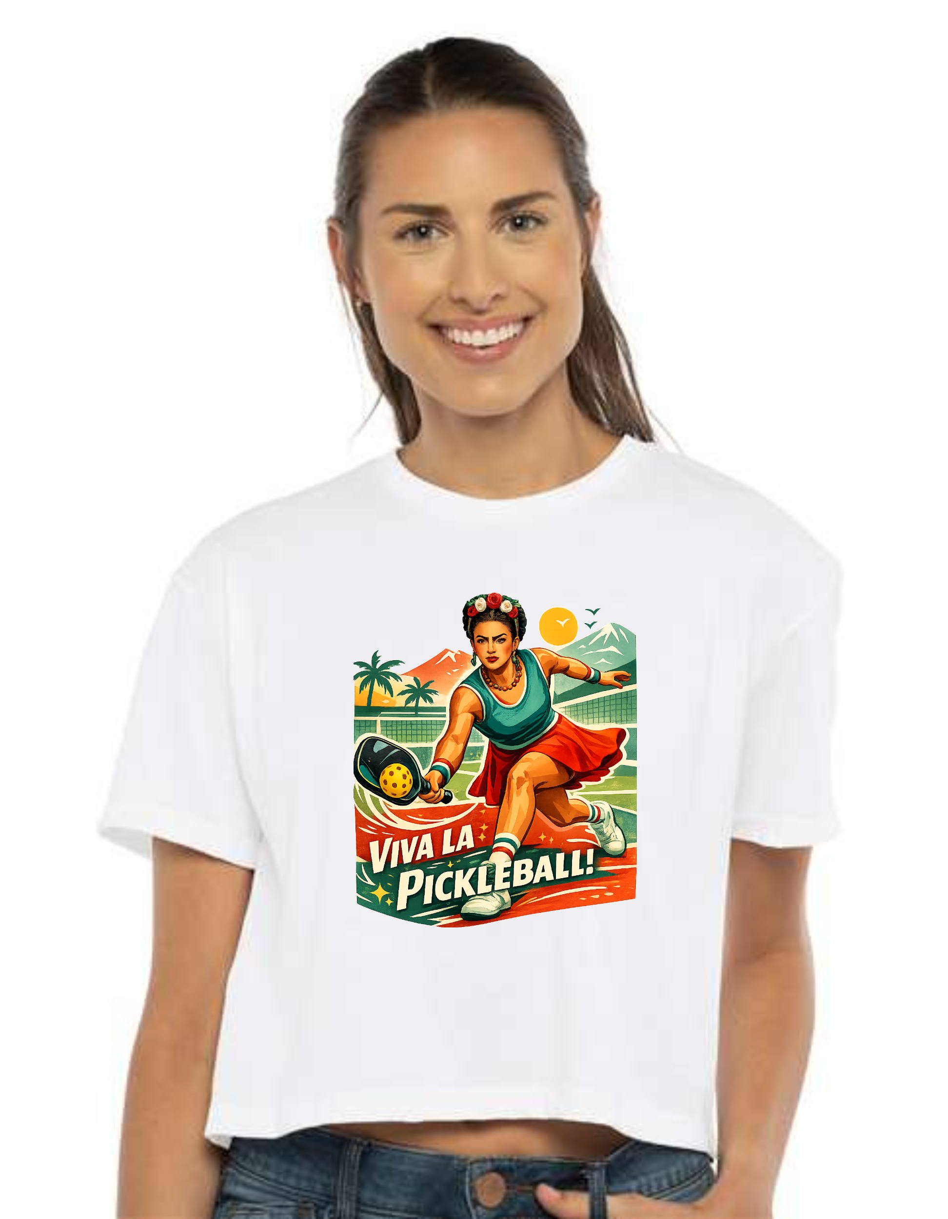 Women’s High-West Top | VIVA LA PICKLEBALL!