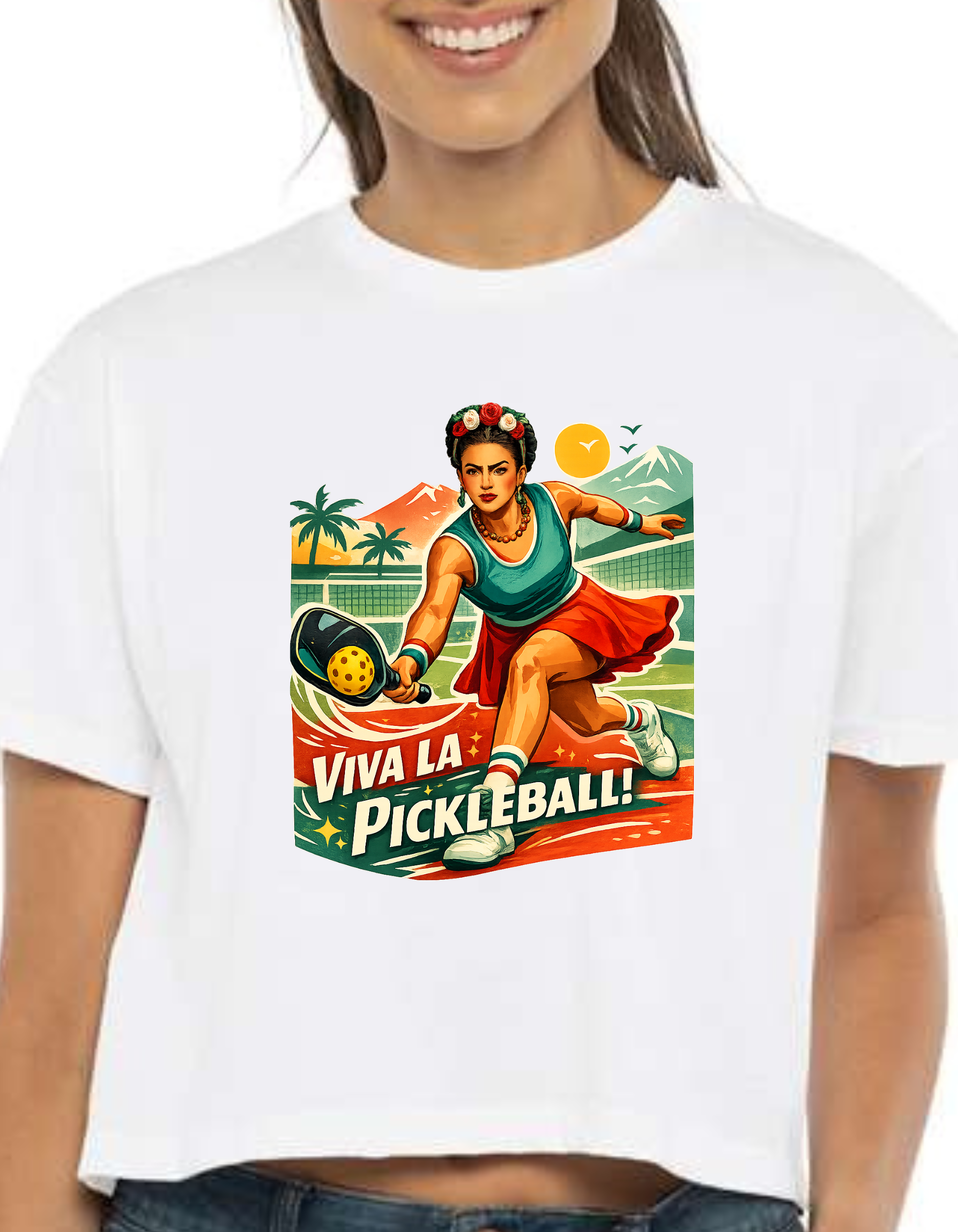 Women’s High-West Top | VIVA LA PICKLEBALL!