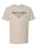 The First Serve™ — Sand Tee