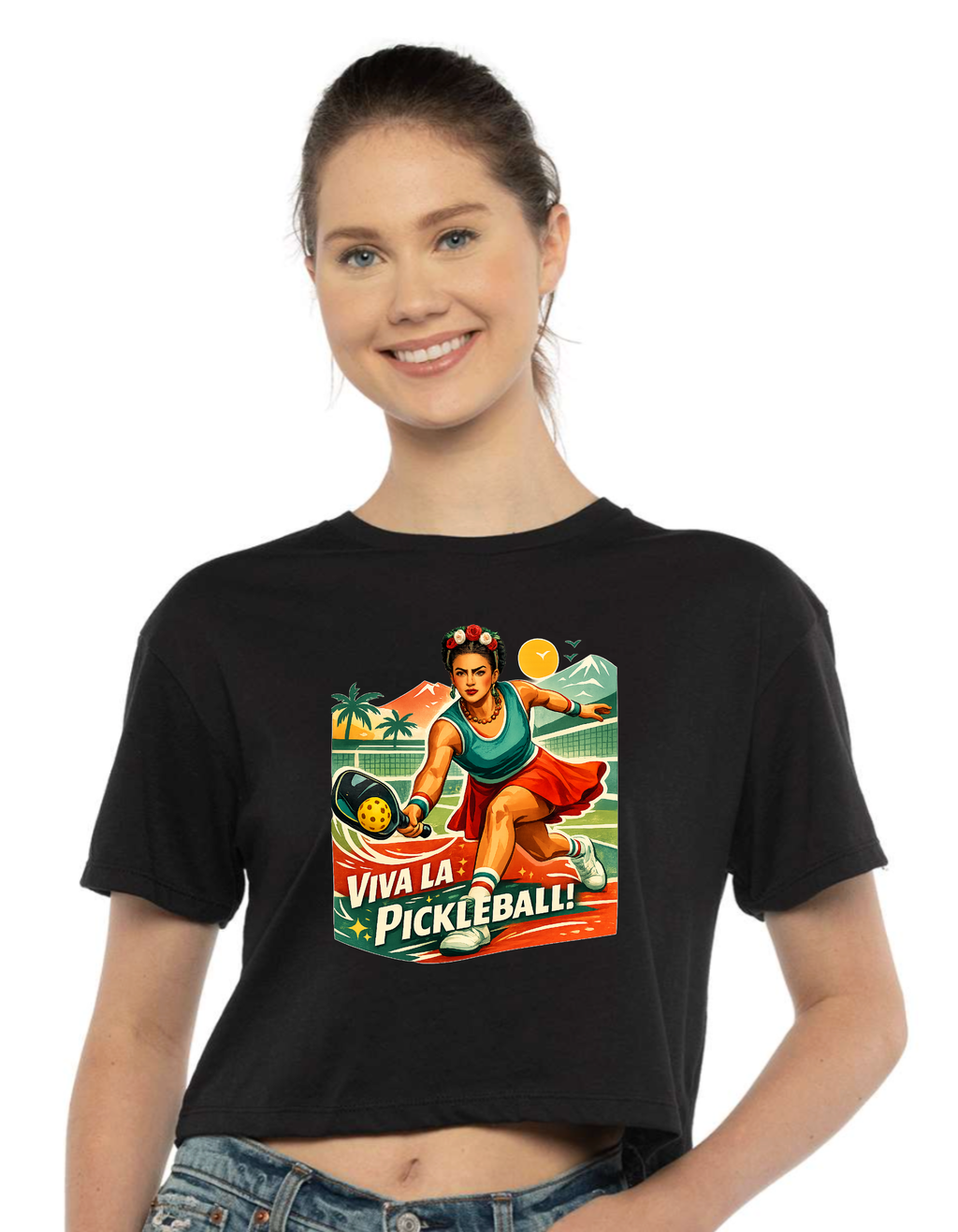 Women’s High-West Top | VIVA LA PICKLEBALL!