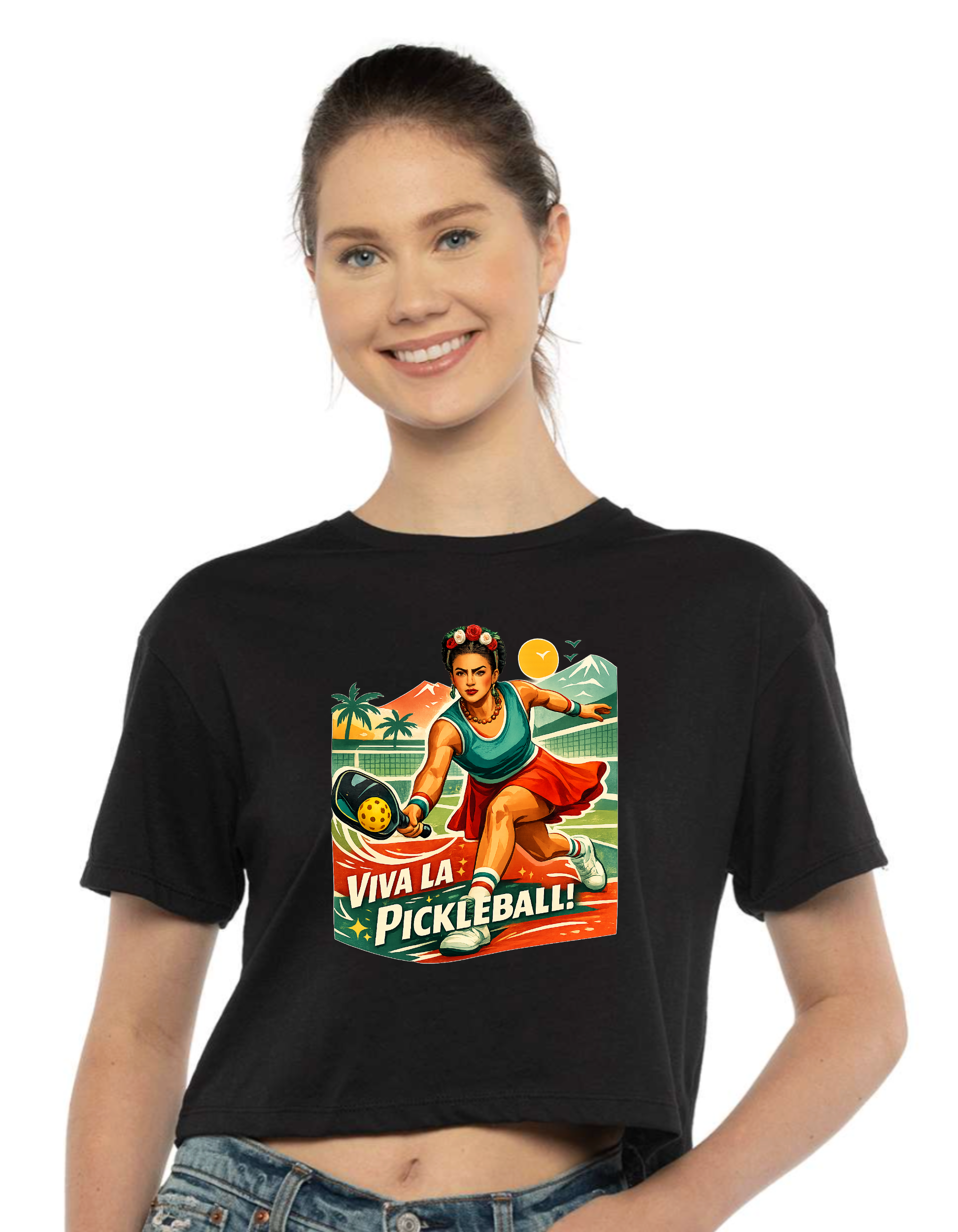 Women’s High-West Top | VIVA LA PICKLEBALL!