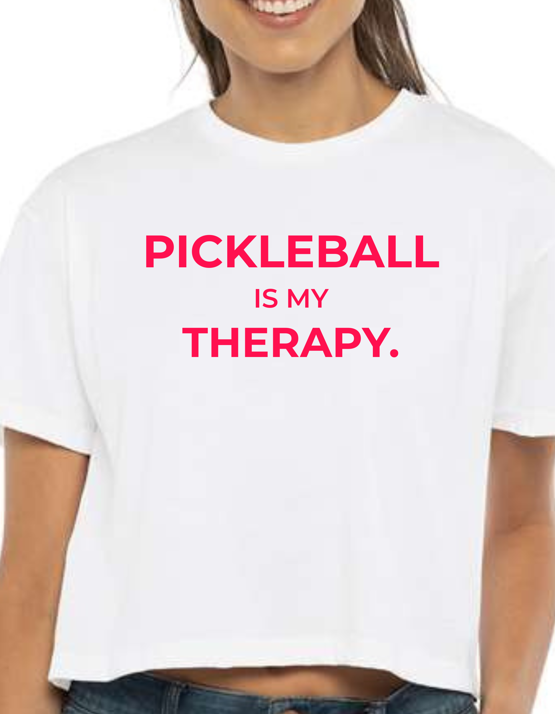 Pickleball Is My Therapy™ — Court Crop